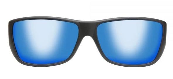 [Satin Black - Polarvue Blue Mirror]