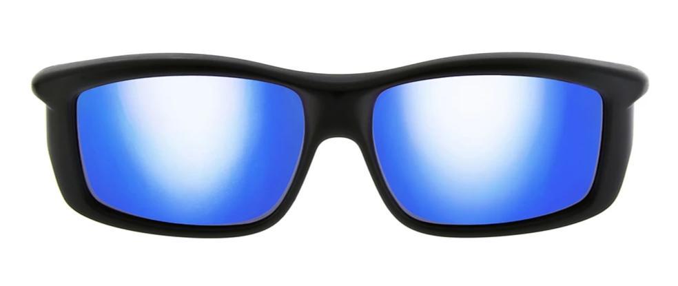 [Satin Black - Polarvue Blue Mirror]