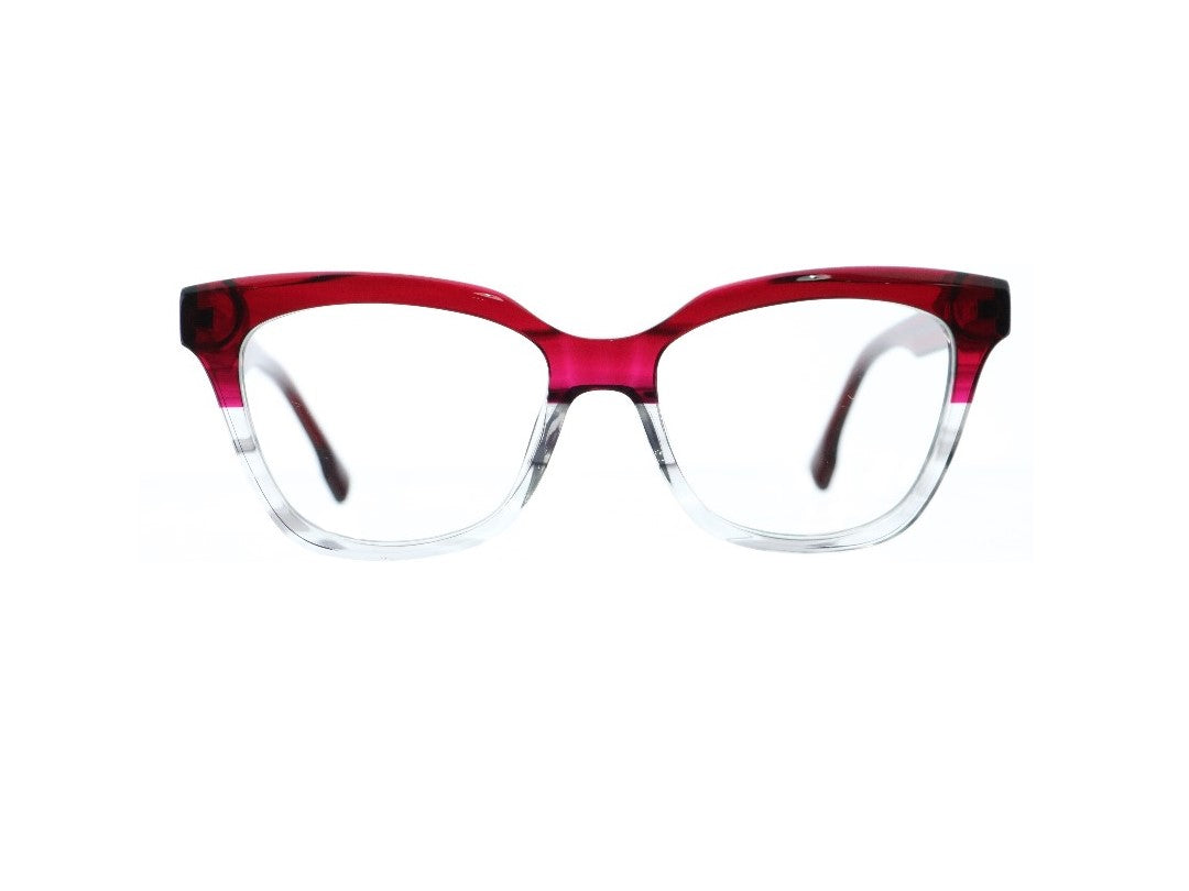 [Red with Clear]