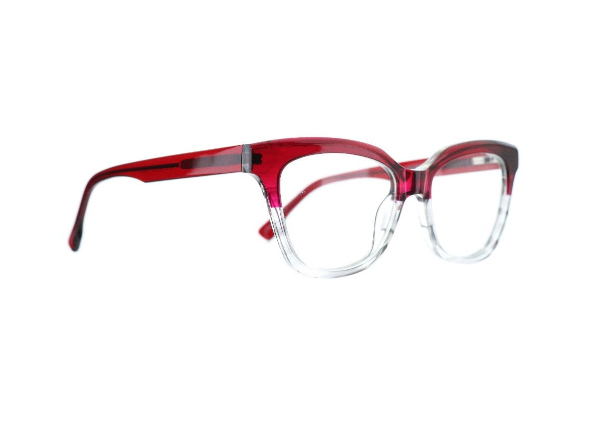 [Red with Clear]