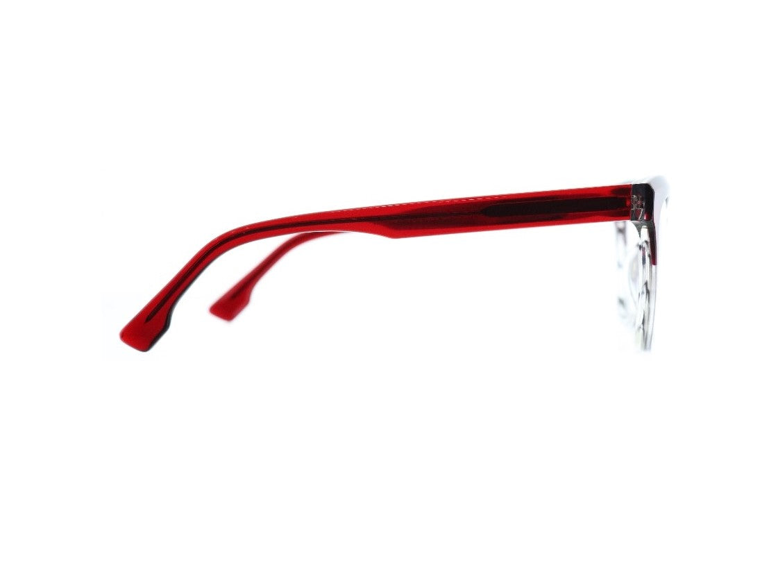 [Red with Clear]